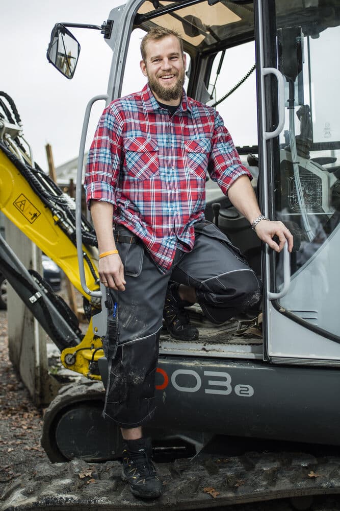 Worker Shirt, På modell 1