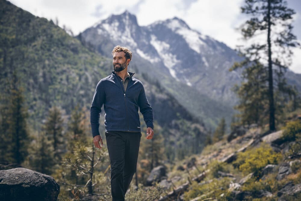 Hunts Point Fleece Full Zip Men, På modell 1