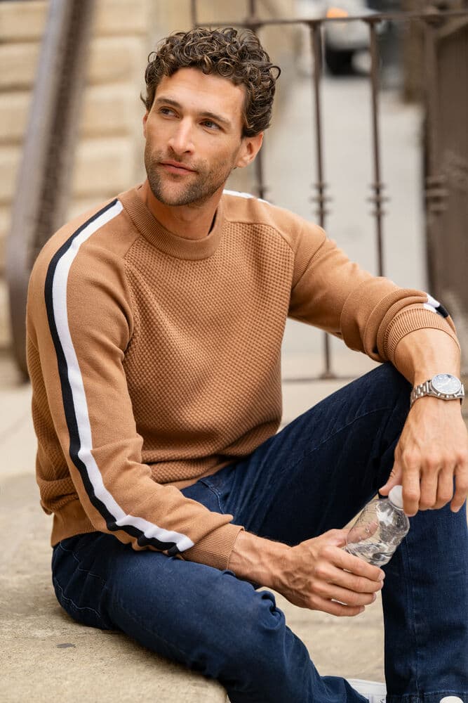 Scarsdale Sweater Men, På modell 3