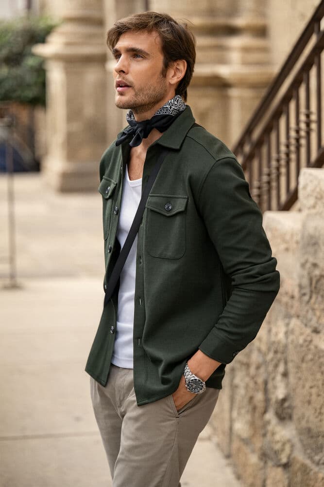 Hicksville Overshirt, På modell 2