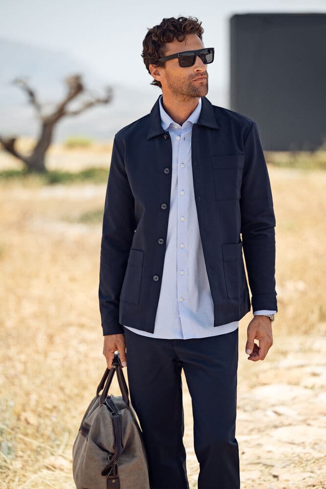 IB132 Interlock Knit Slim, På modell 6