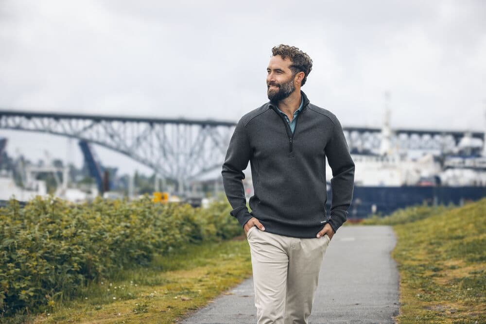 Pemberton Half Zip Men, På modell 1