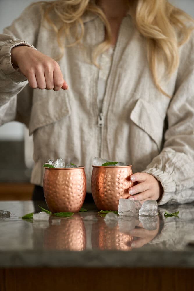 Moscow Mule-krus 2-pk., På modell 1
