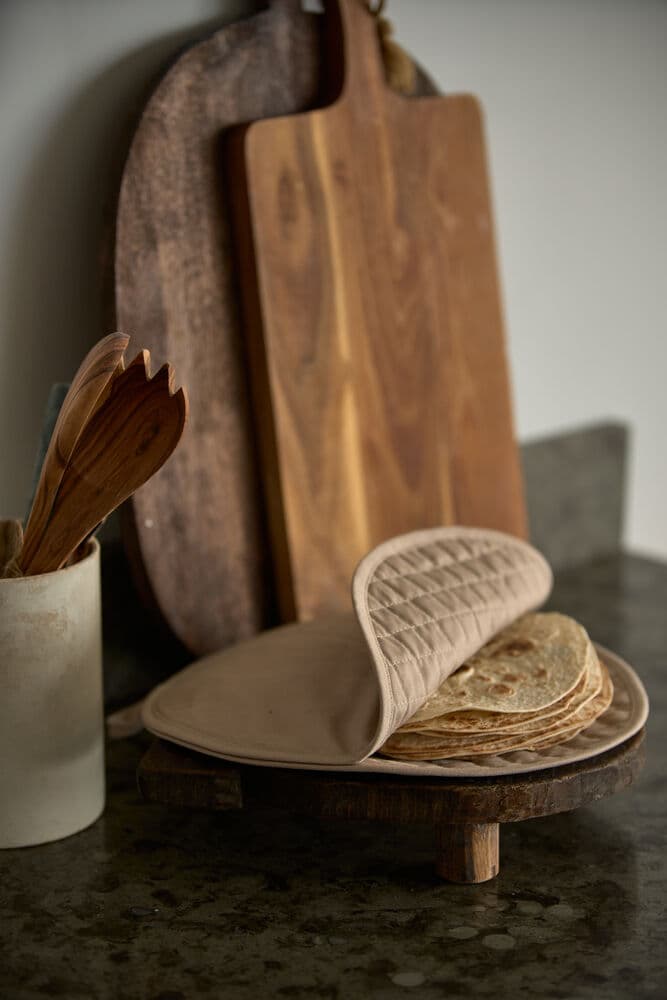Tortillavarmer, På modell 2