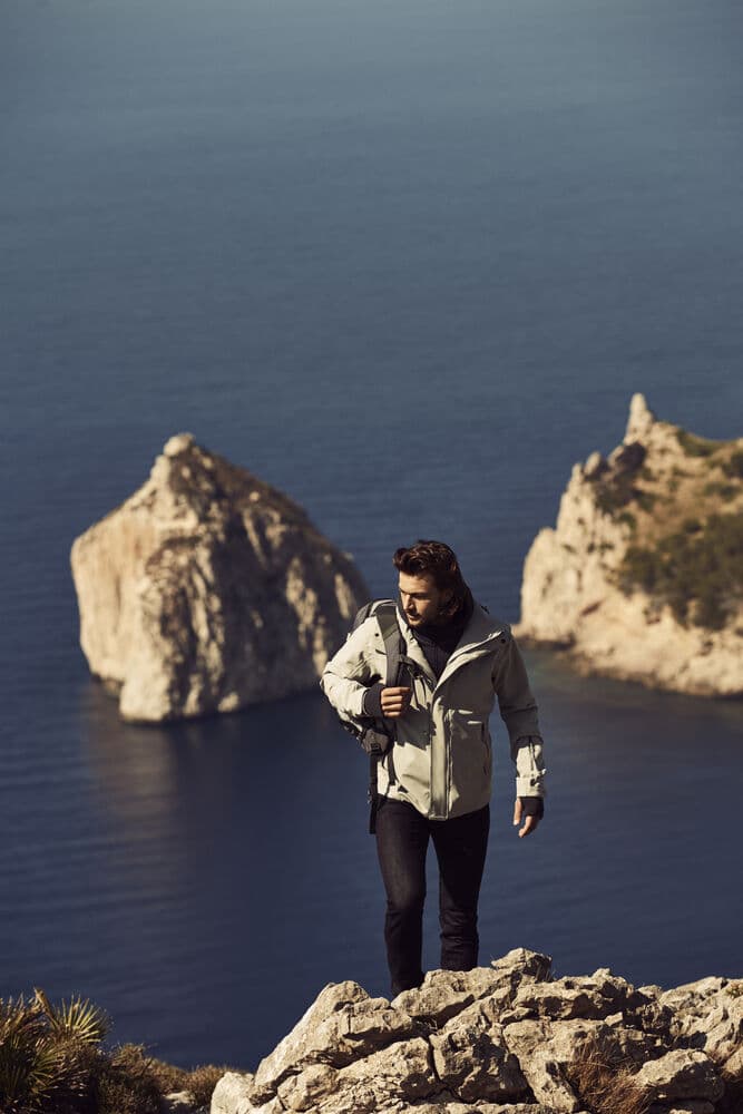 Islandblock jacket, På modell 1