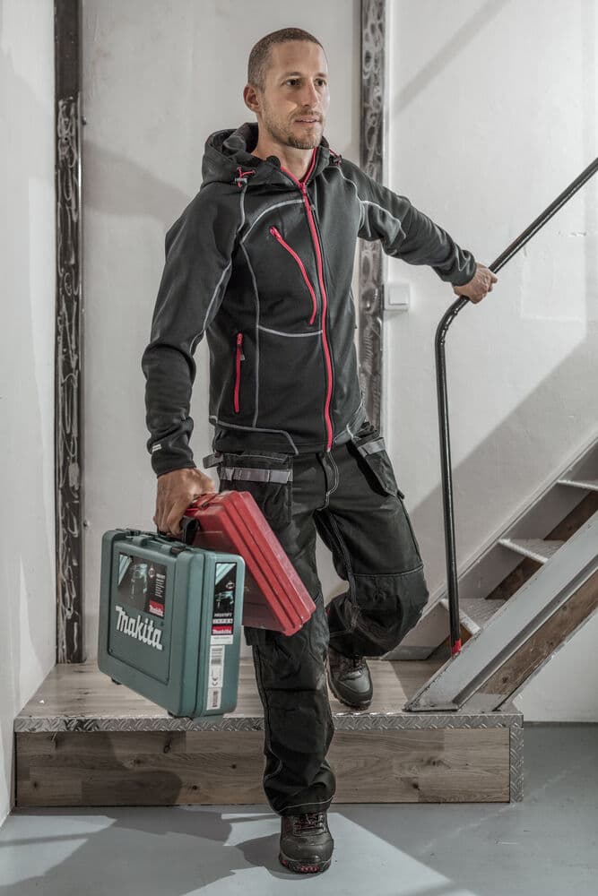 Arbeidsbukse, På modell 1