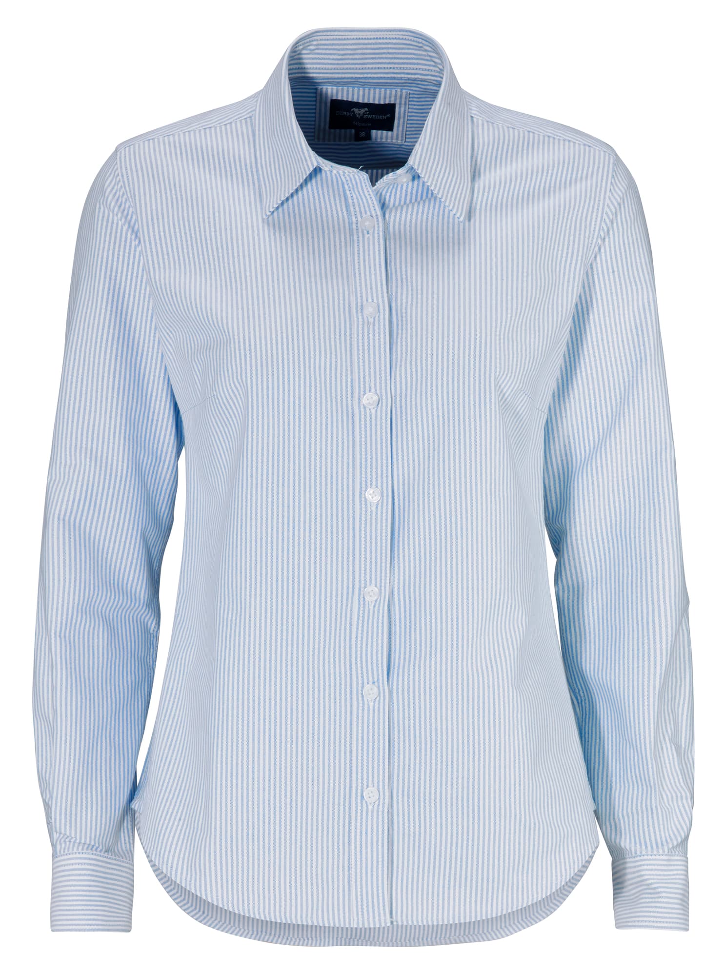 White/Light Blue Stripe