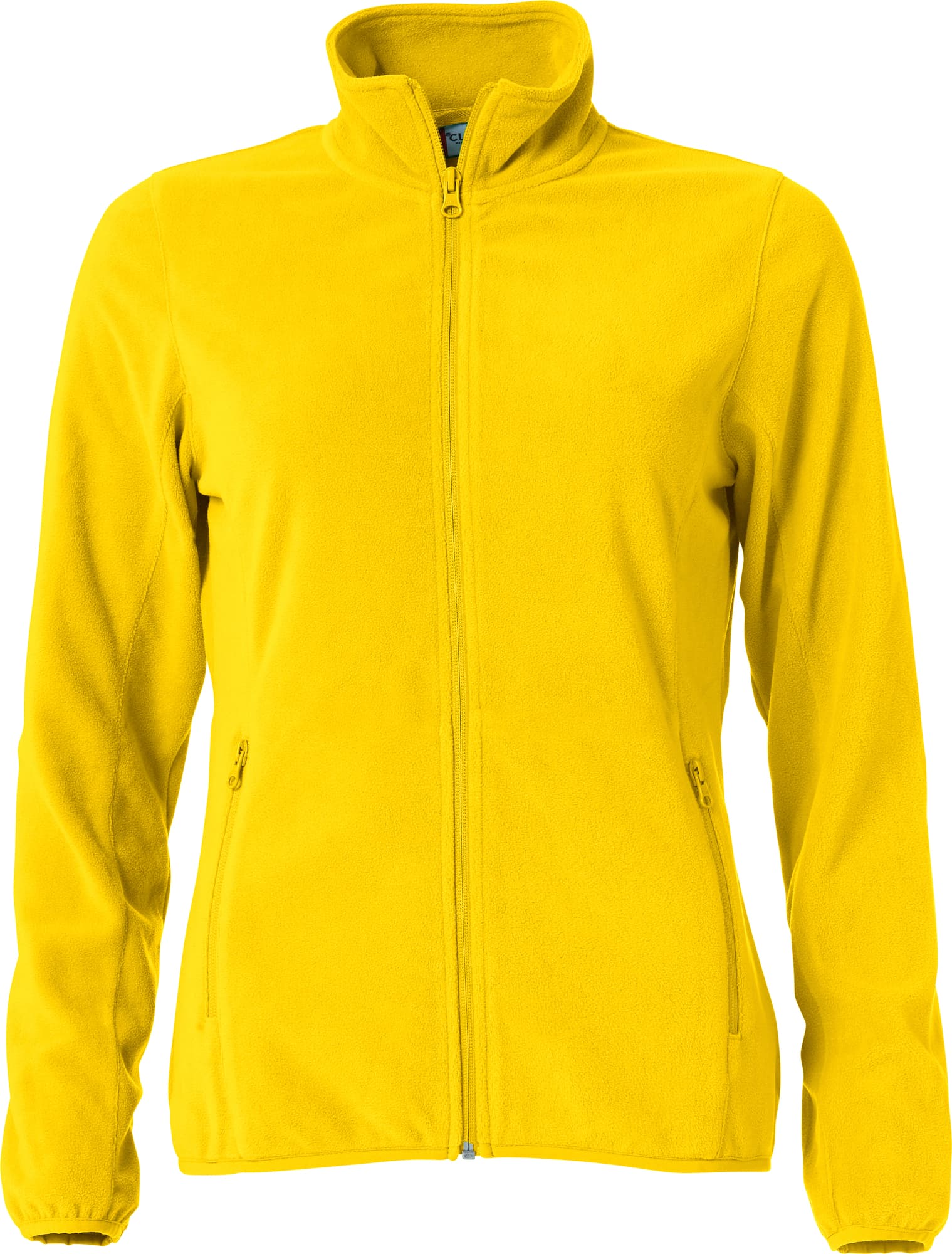 Basic Micro Fleece Jacket Women, Yellow