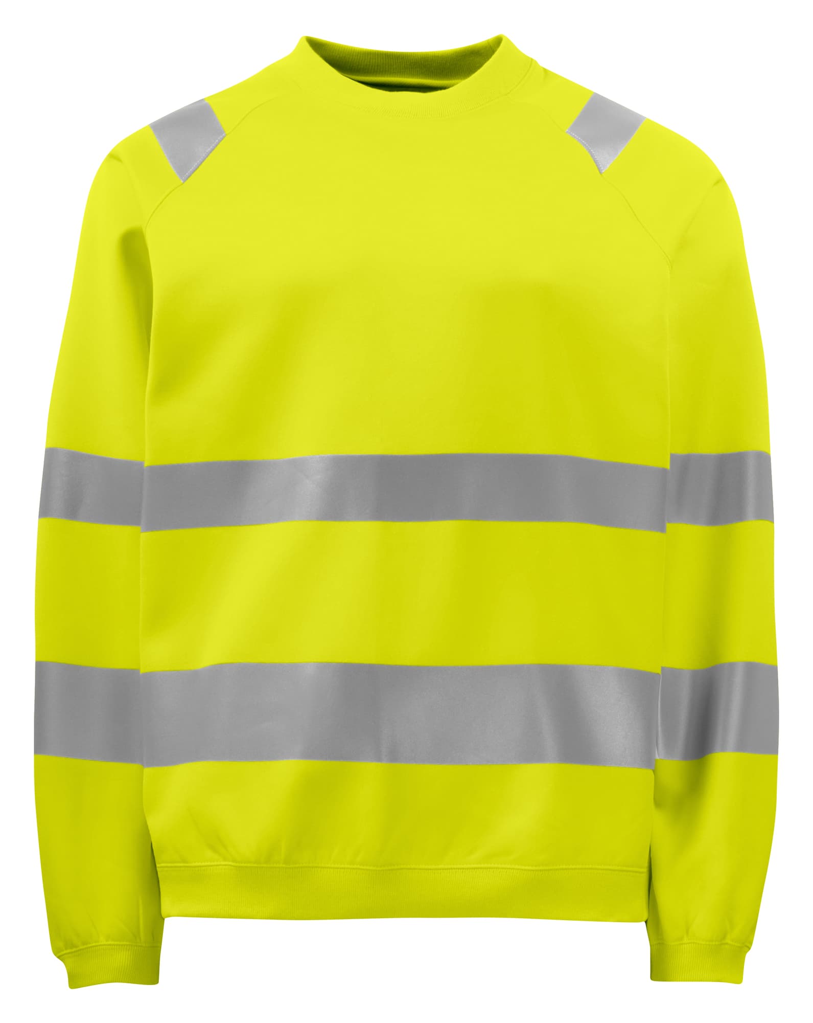 6106 Sweatshirt EN ISO 20471 Kl 3, Yellow