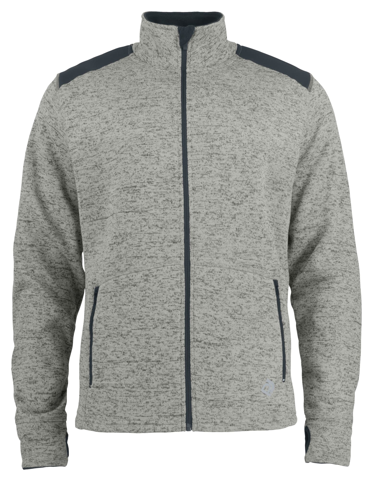 3318 Fleecejakke, Grey Melange