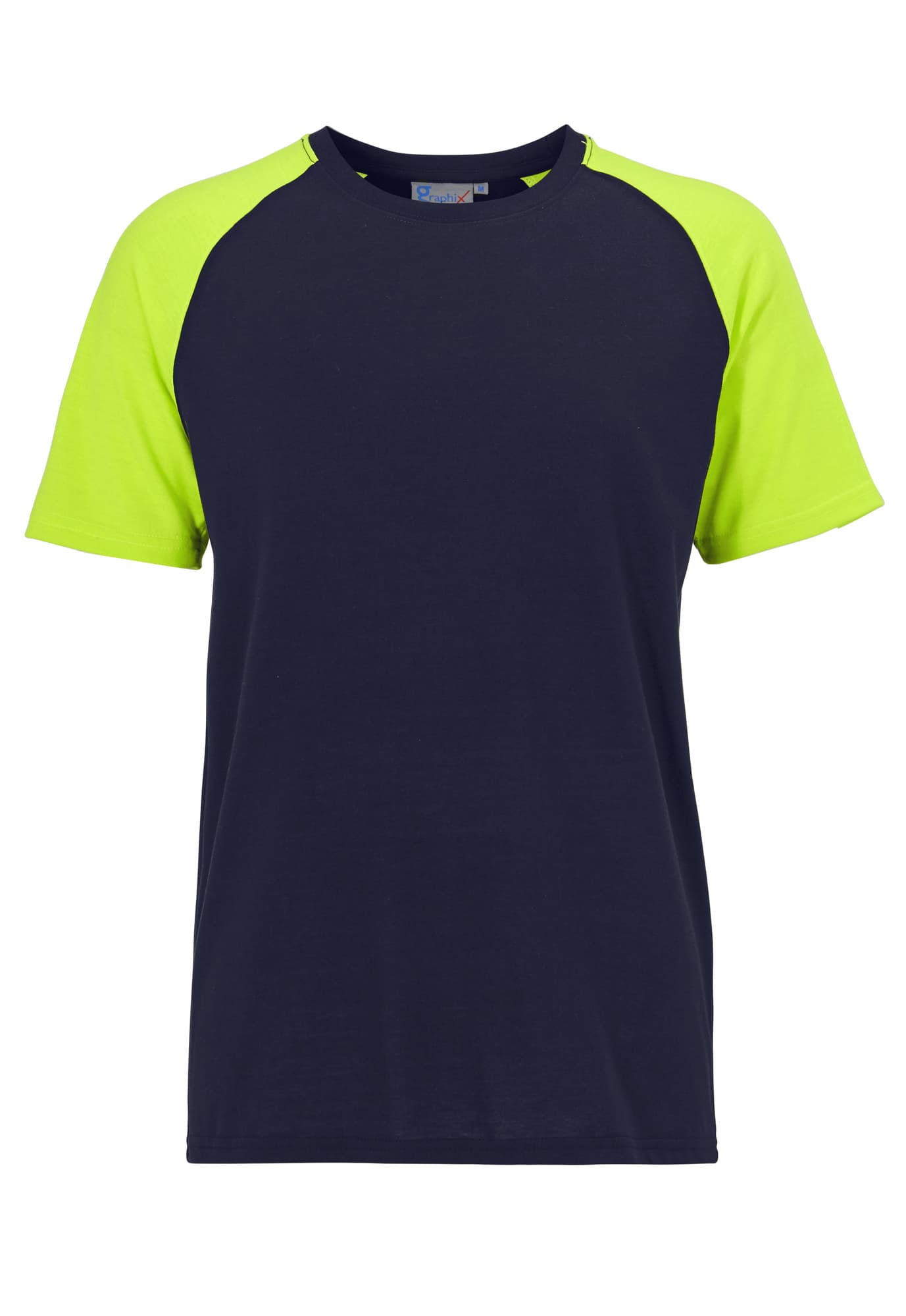 Monza T-Shirt, Navy/Yellow