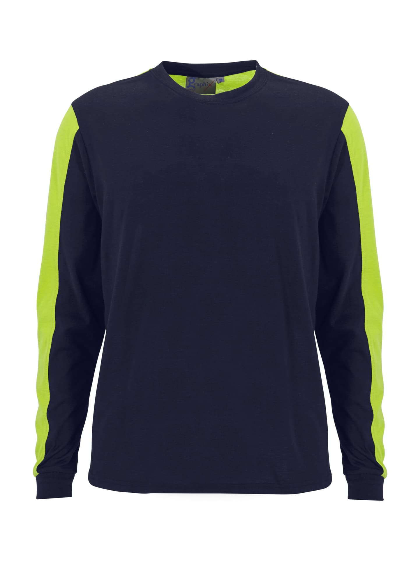Messina T-Shirt LS, Marine/gul