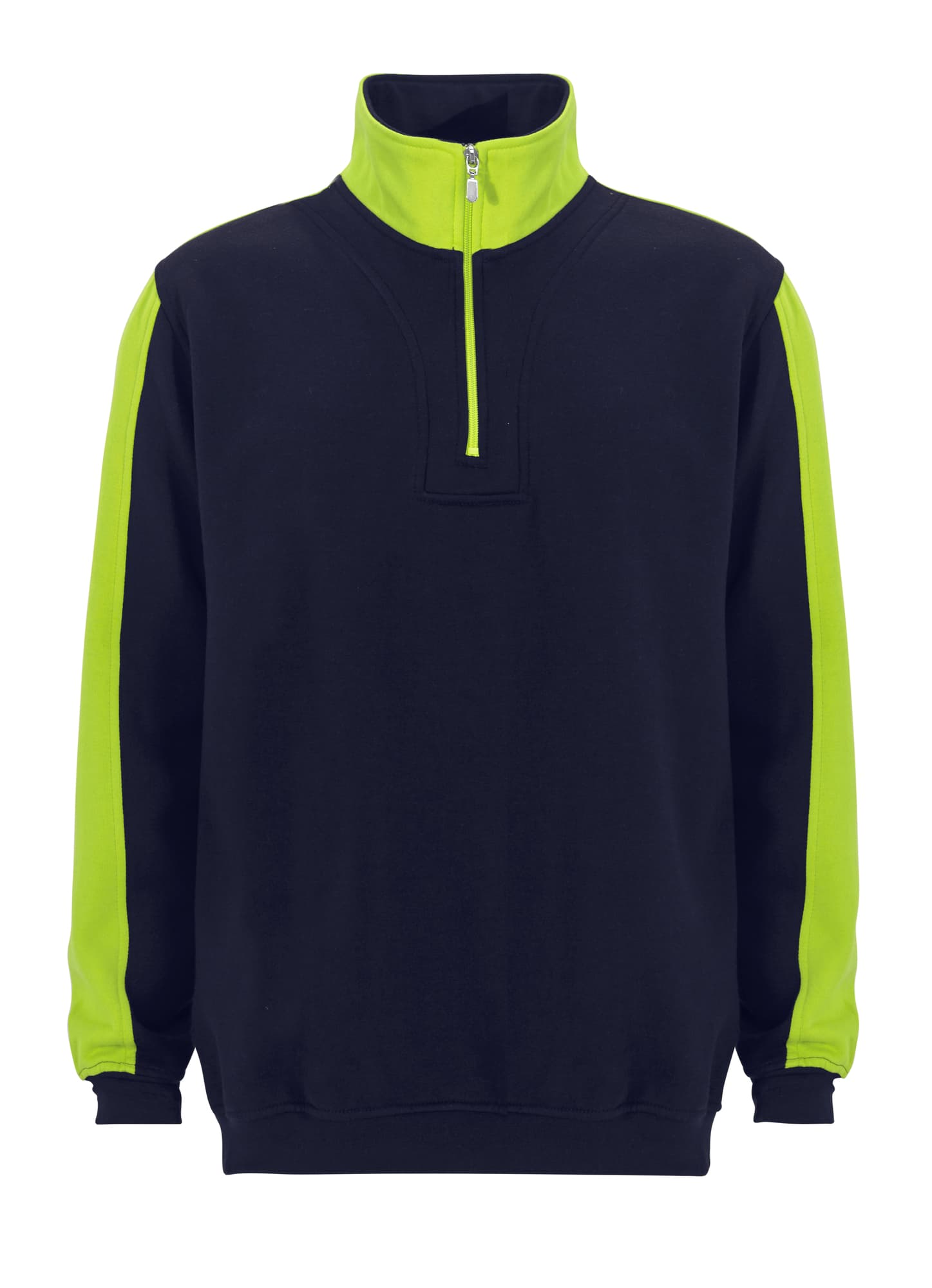 Modena Half Zip, Navy/Yellow