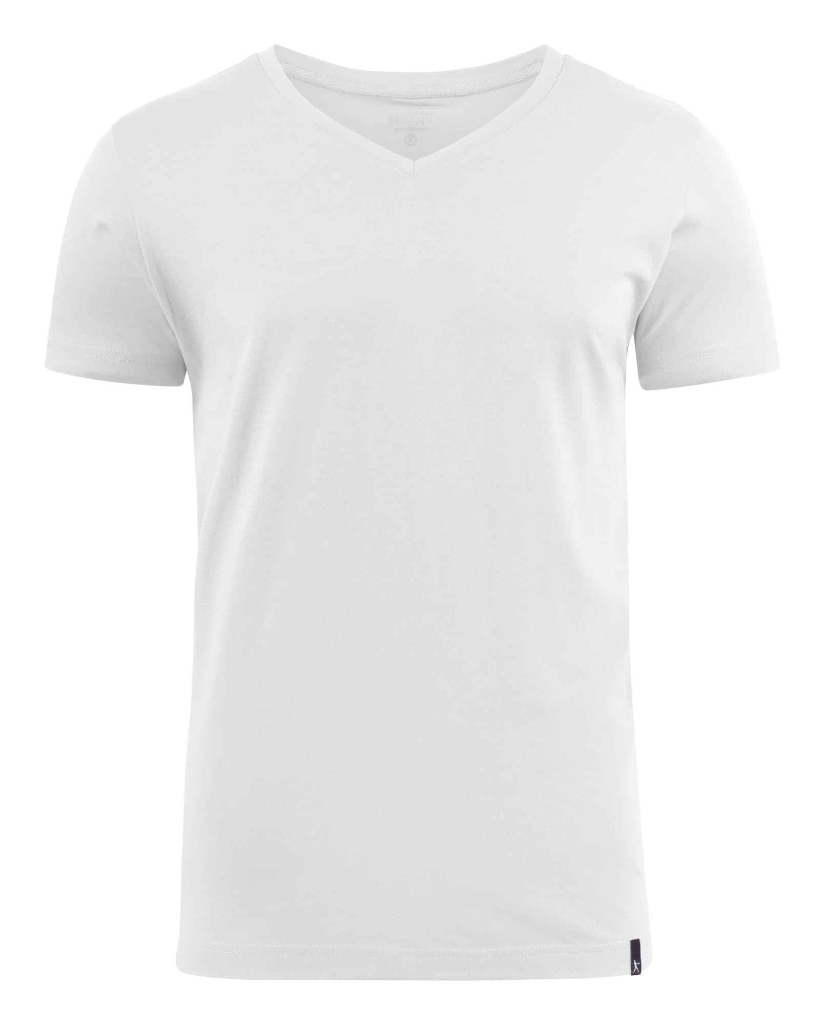 American V T-shirt, White