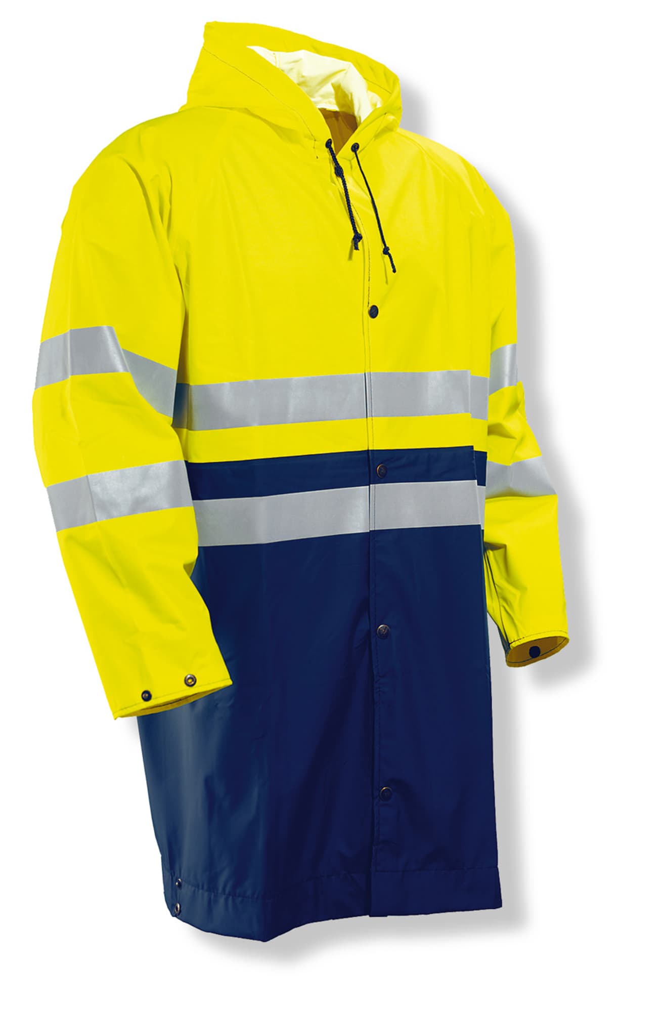 HV Regnjakke KL3, Yellow/Navy
