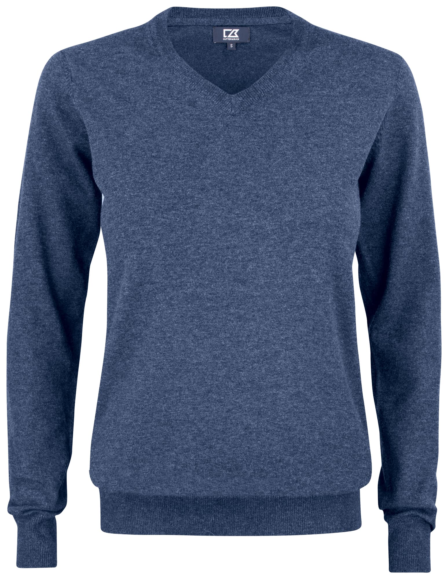 Oakville V-Neck Women, Navy Melange