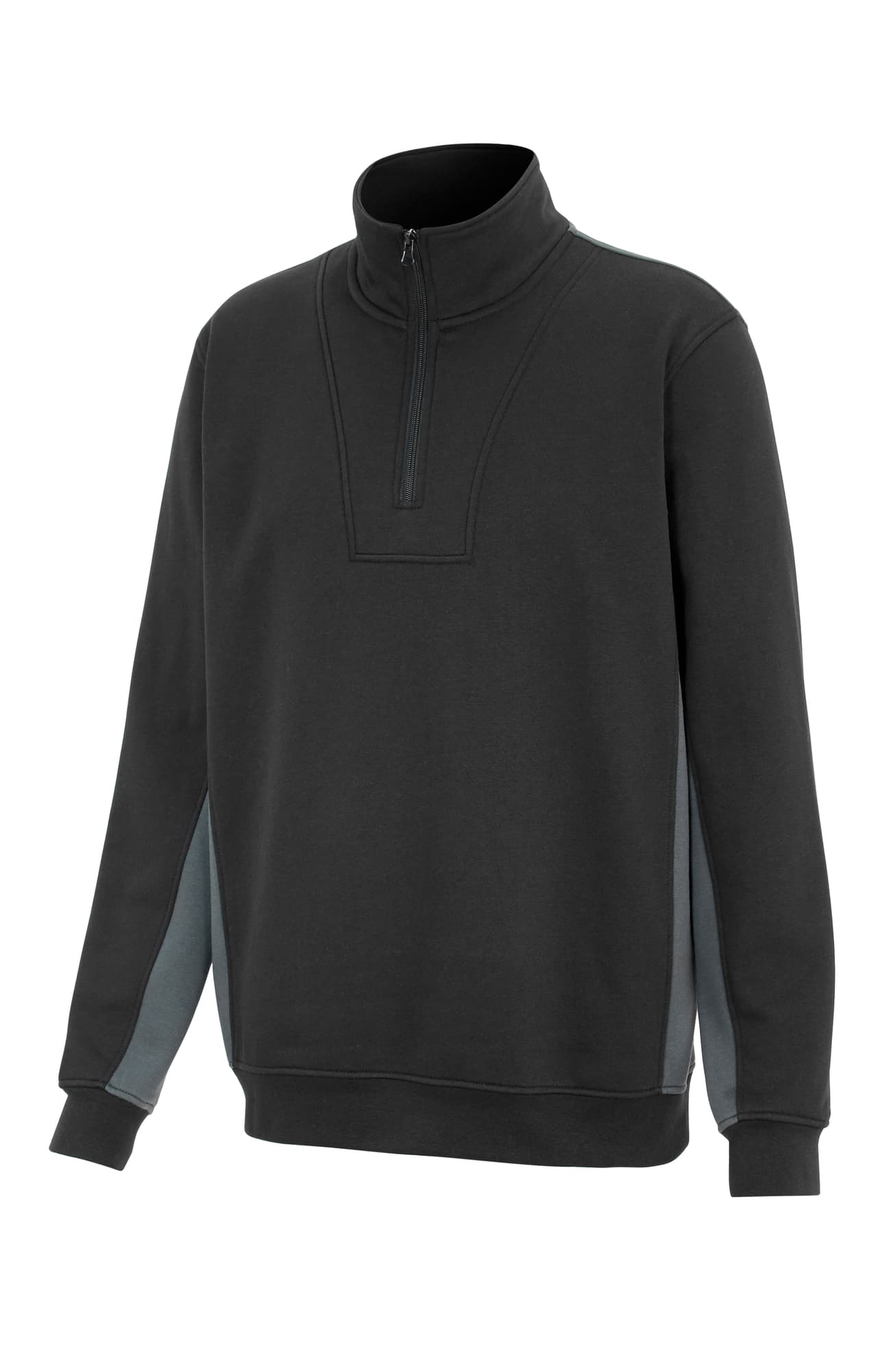 Cleveland Half Zip, Black/Steelgrey