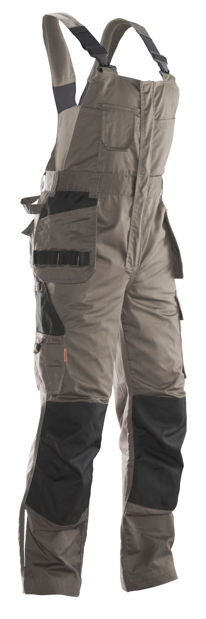 Bib n Brace Trouser, Khaki/Black