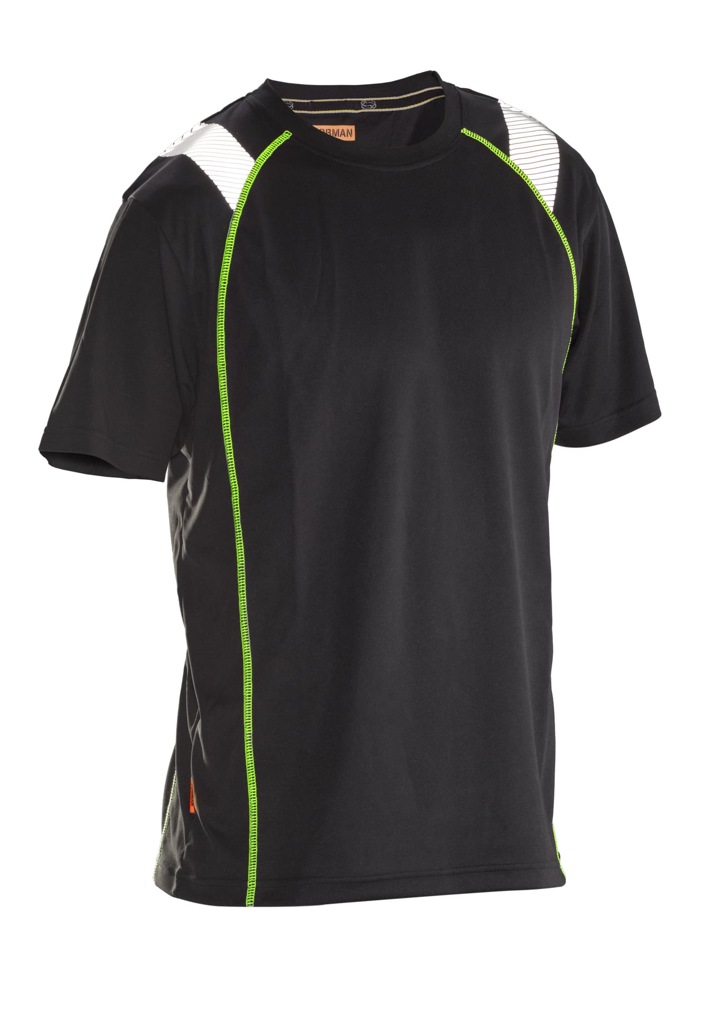 Vision T-shirt, Black/Yellow