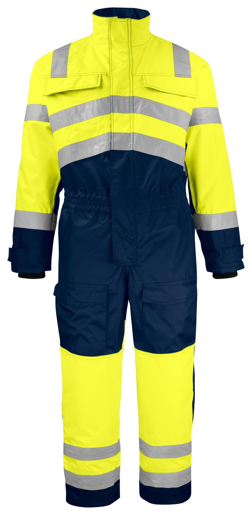6202 Fôret Kjeledress EN ISO 20471 Kl 3, Yellow/Navy