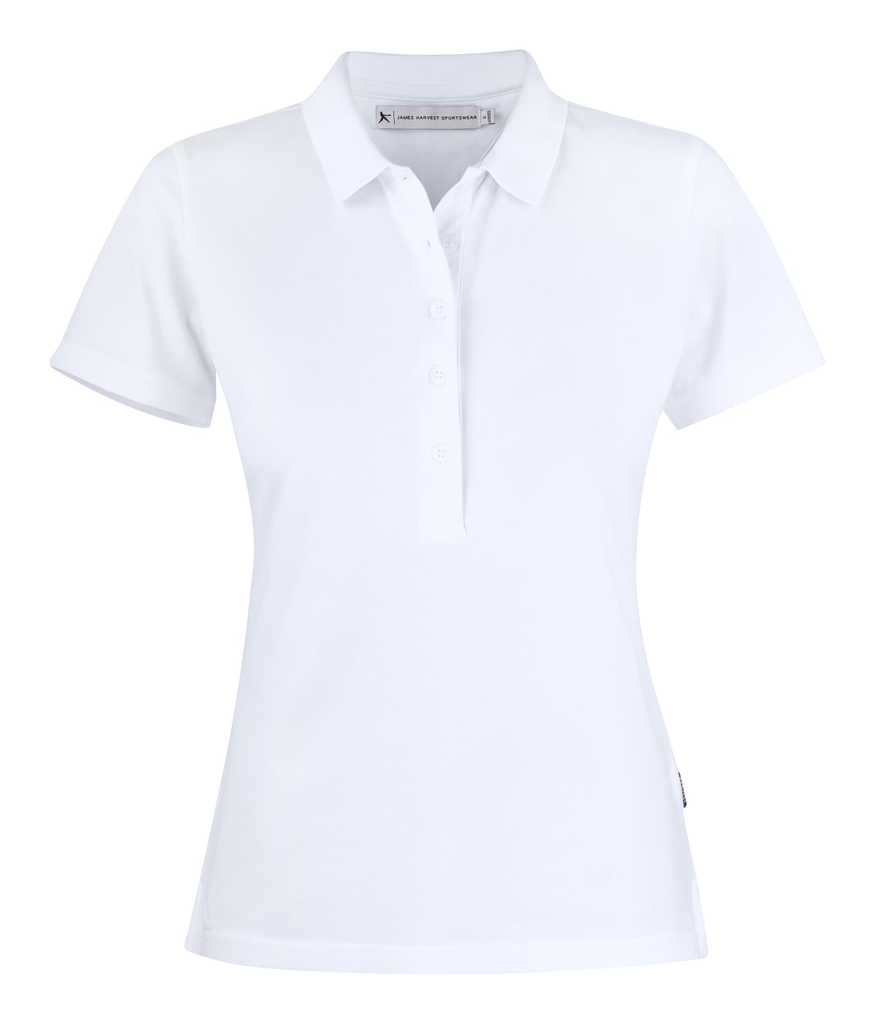 Sunset Stretch Polo Woman, White