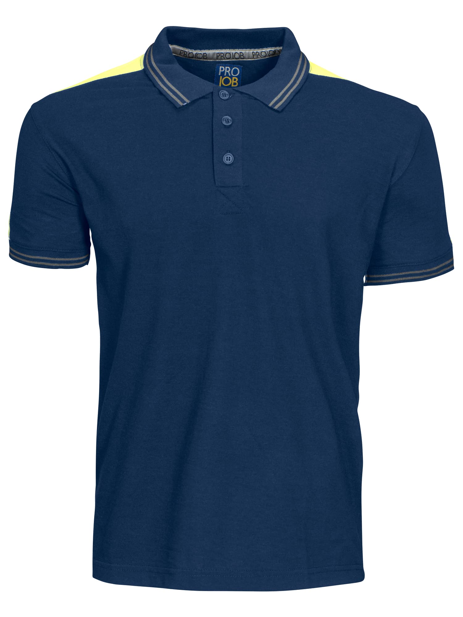2018 Pique, Navy/Yellow