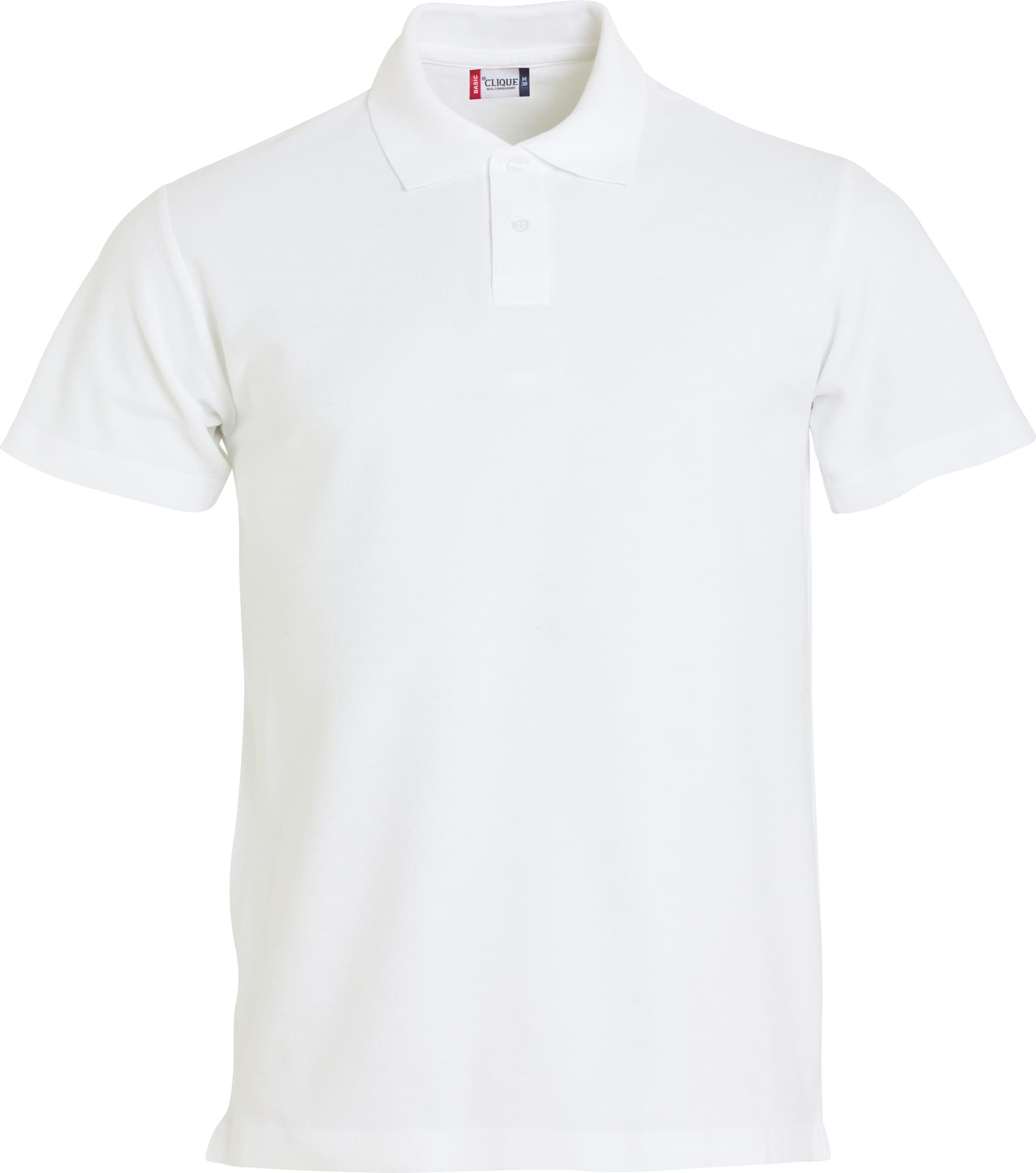 Basic Polo S/S Junior, White