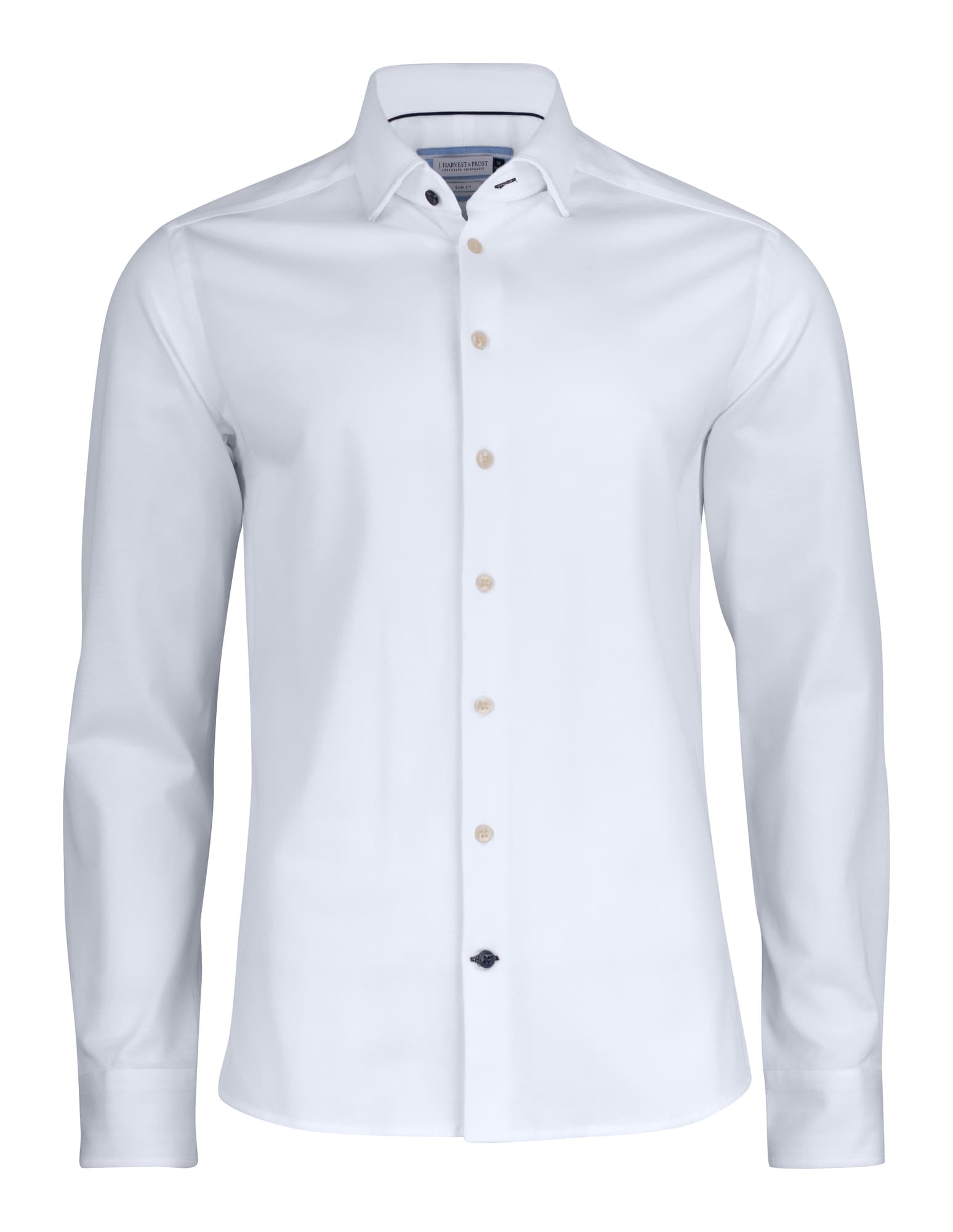 JH&F Indigo Bow 34 Slim Fit, White