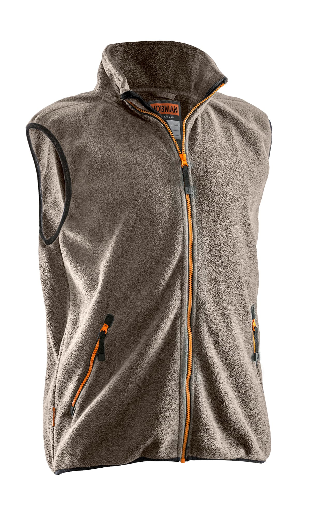 Polar Fleece Vest, Khaki