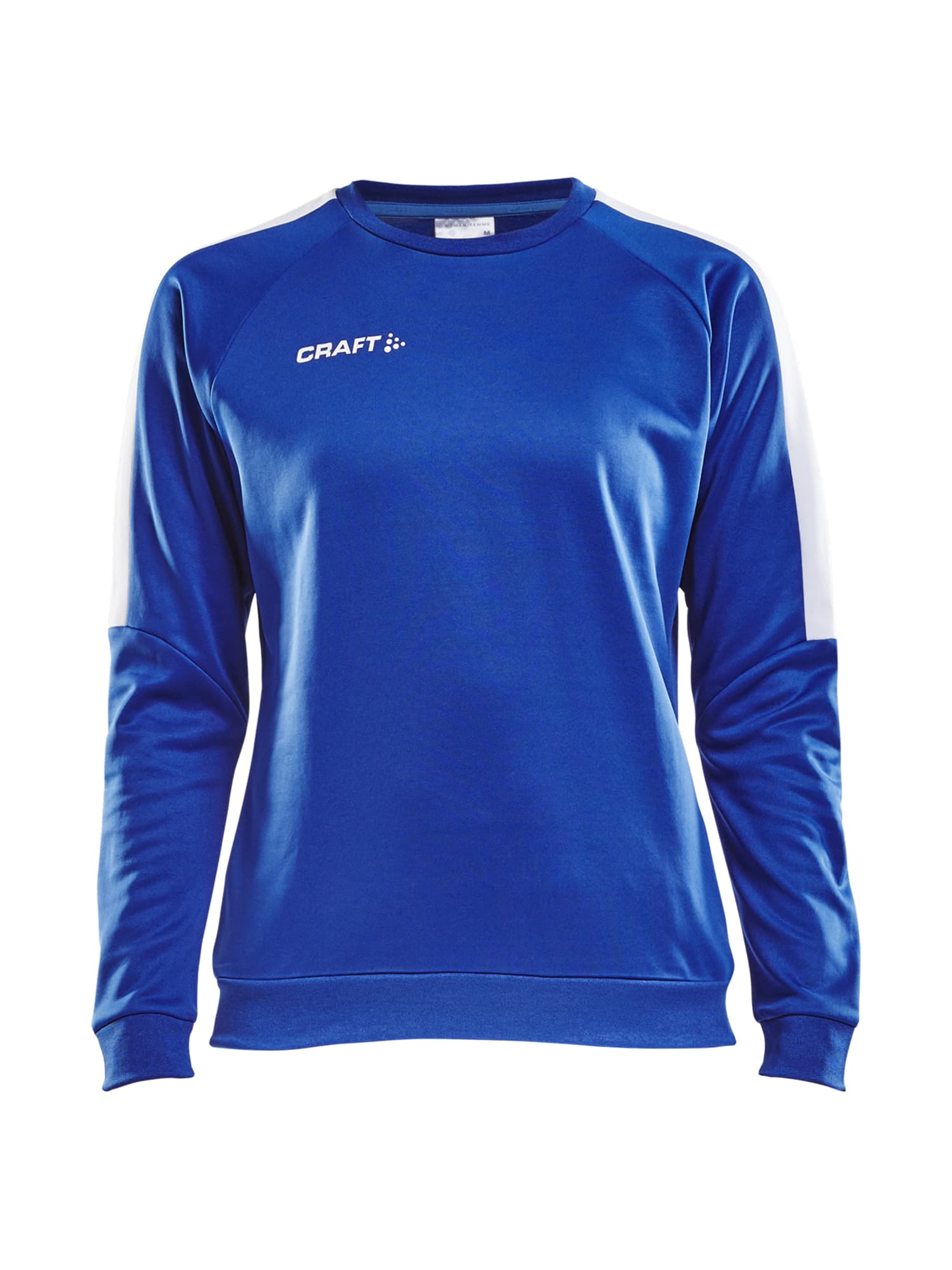 Progress R-Neck Sweater W, Club Cobolt/White