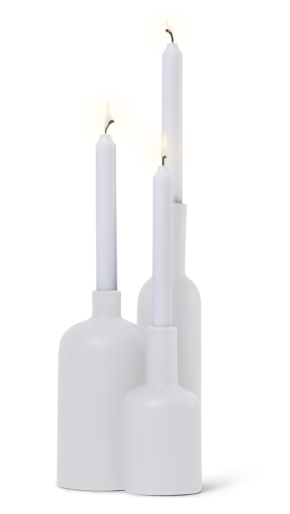 Lysestake Flaske, White