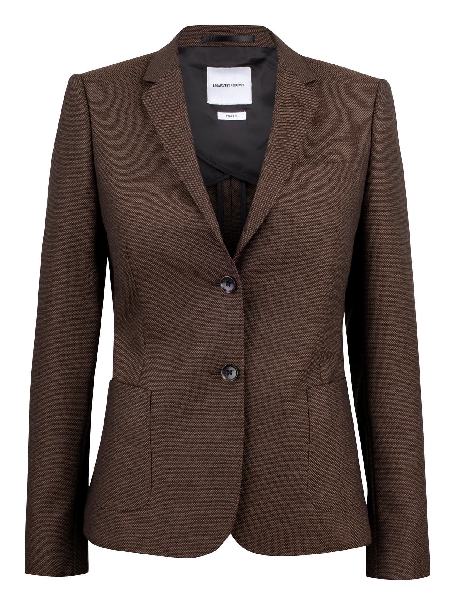 JH&F Club Blazer 30 Woman, Brown Melange