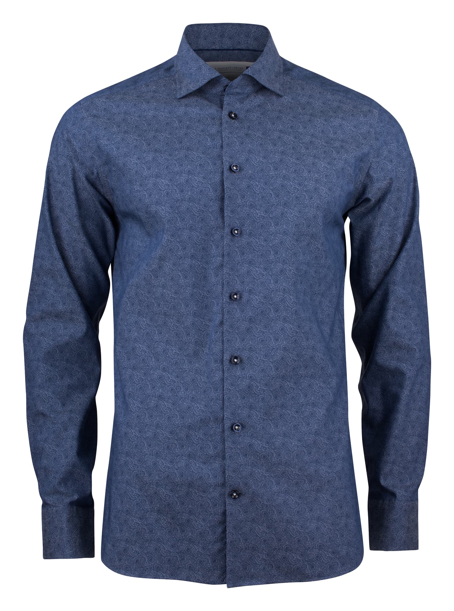 PB143 Twill Regular, Indigo Paisley