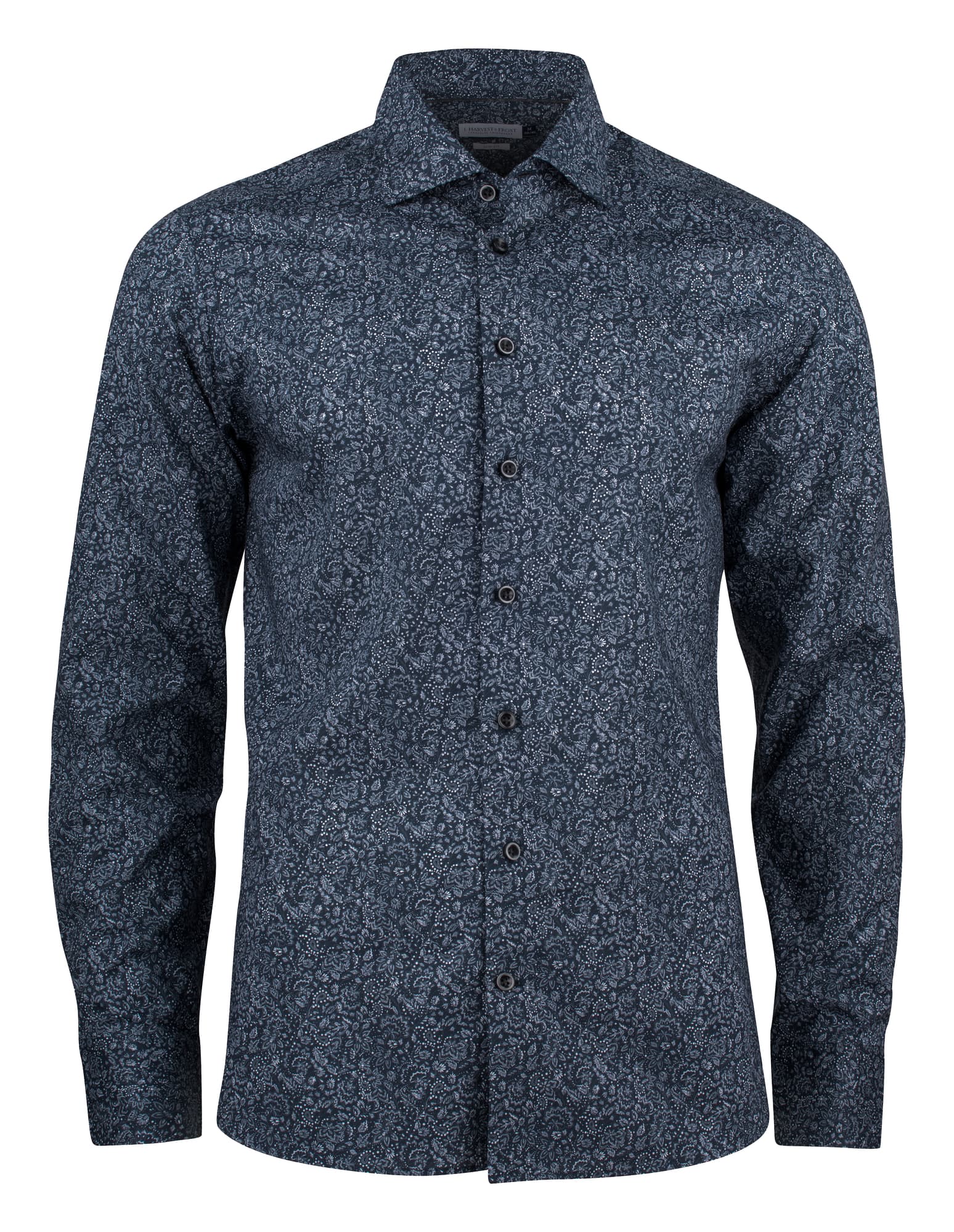 IB37 Poplin Regular, Navy Floral