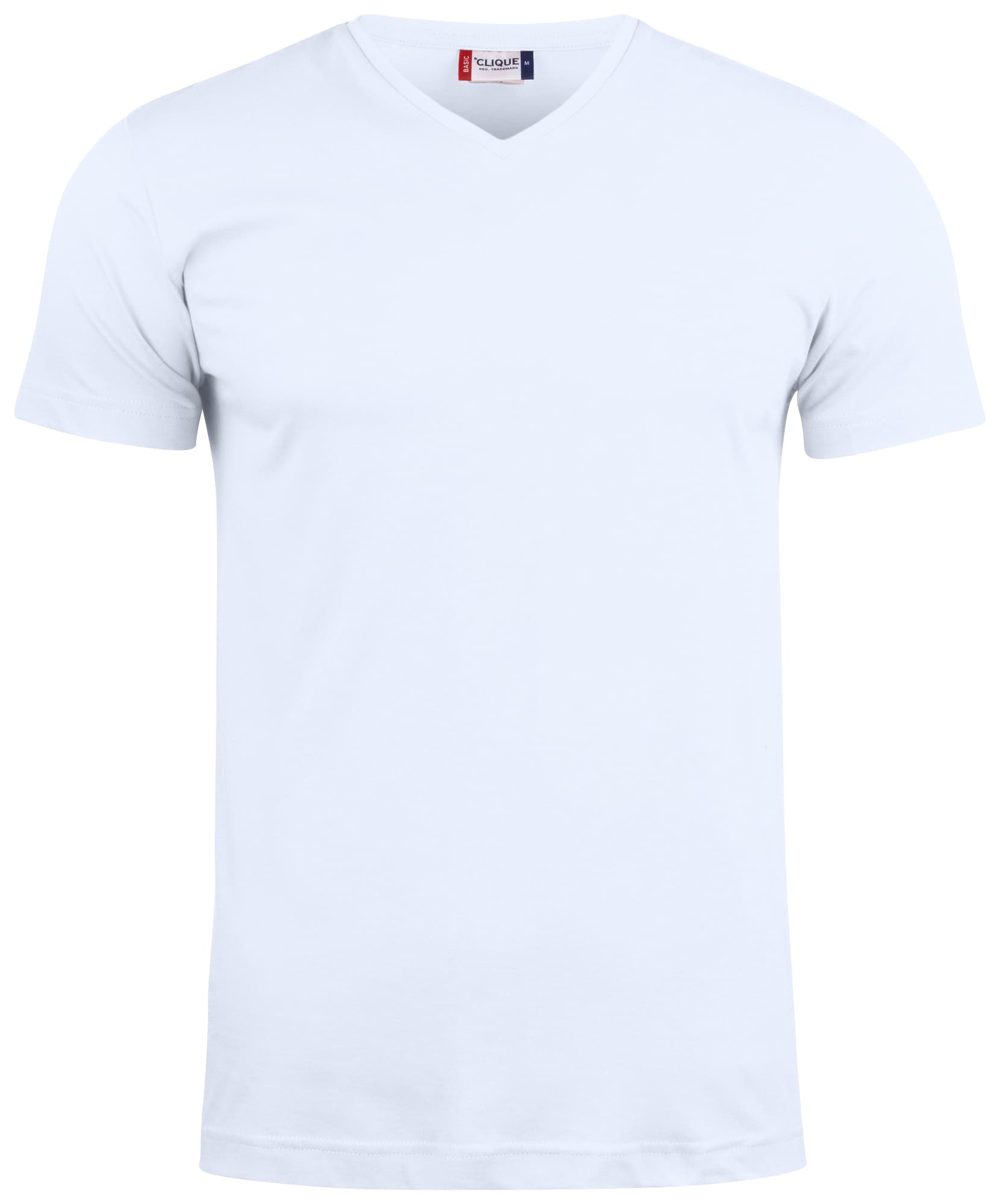 Basic-T V-neck, White