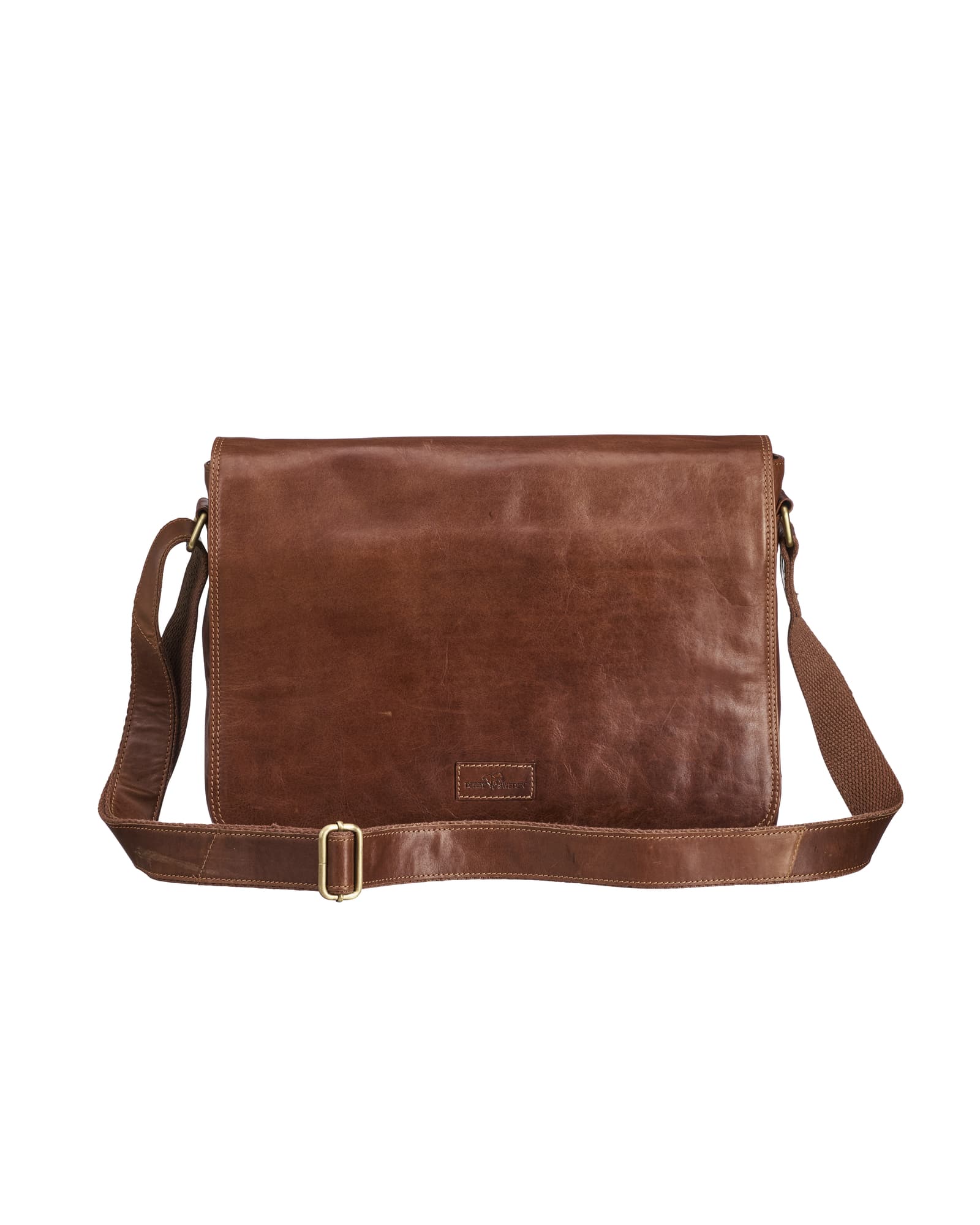 Leather Line Shoulderbag, Cognac