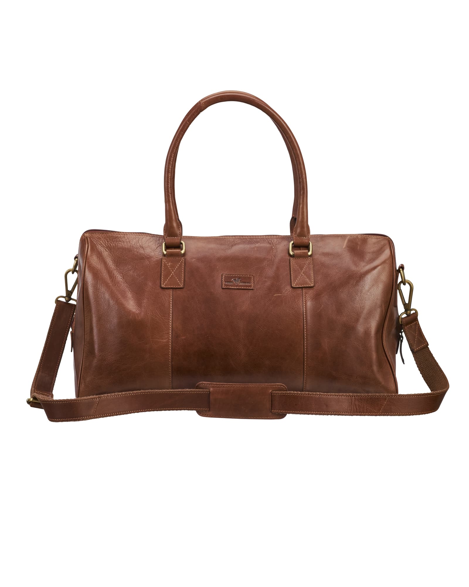 Leather Line Travelbag, Cognac