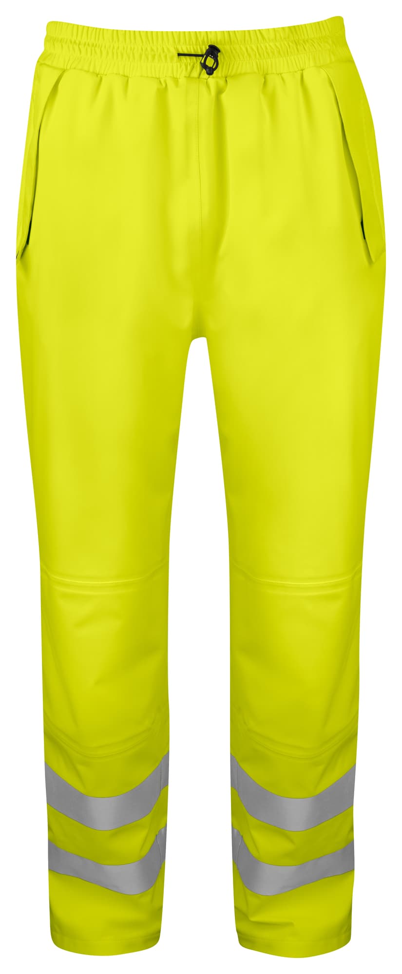 6550 Regnbukse EN ISO 20471 Kl 2/1, Yellow/Black