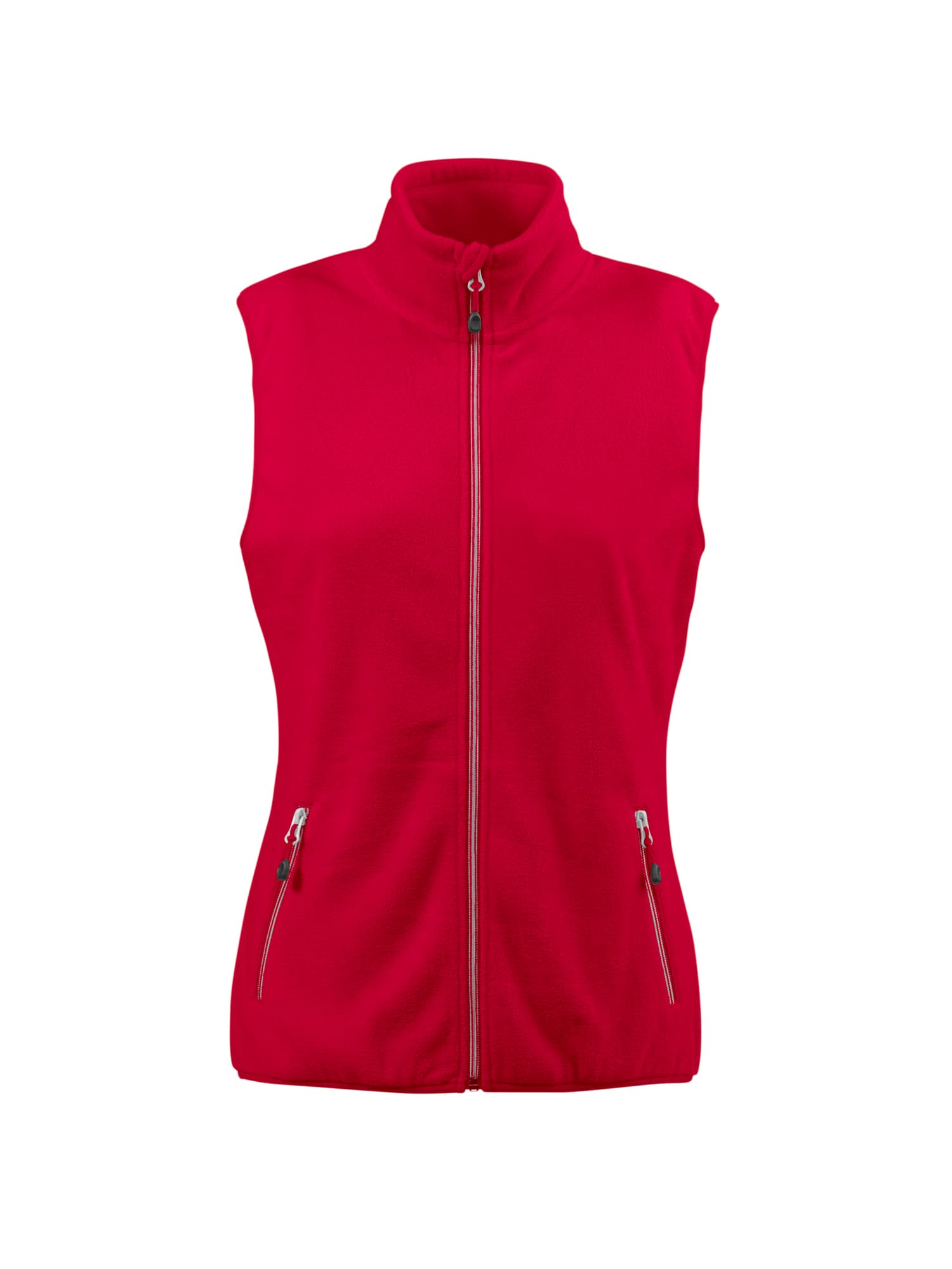 Sideflip Lady fleece vest, Red
