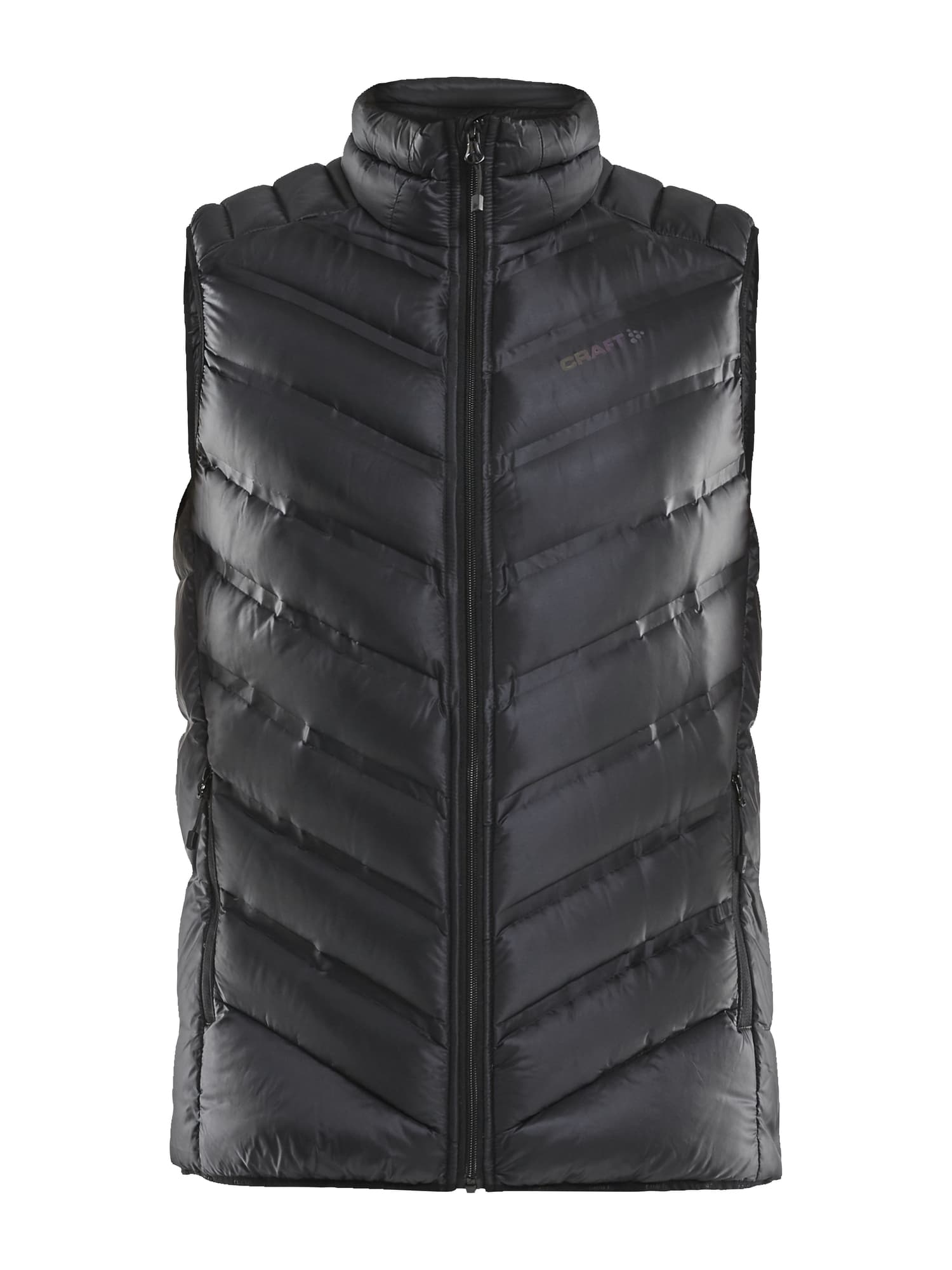 Light down vest M, Black