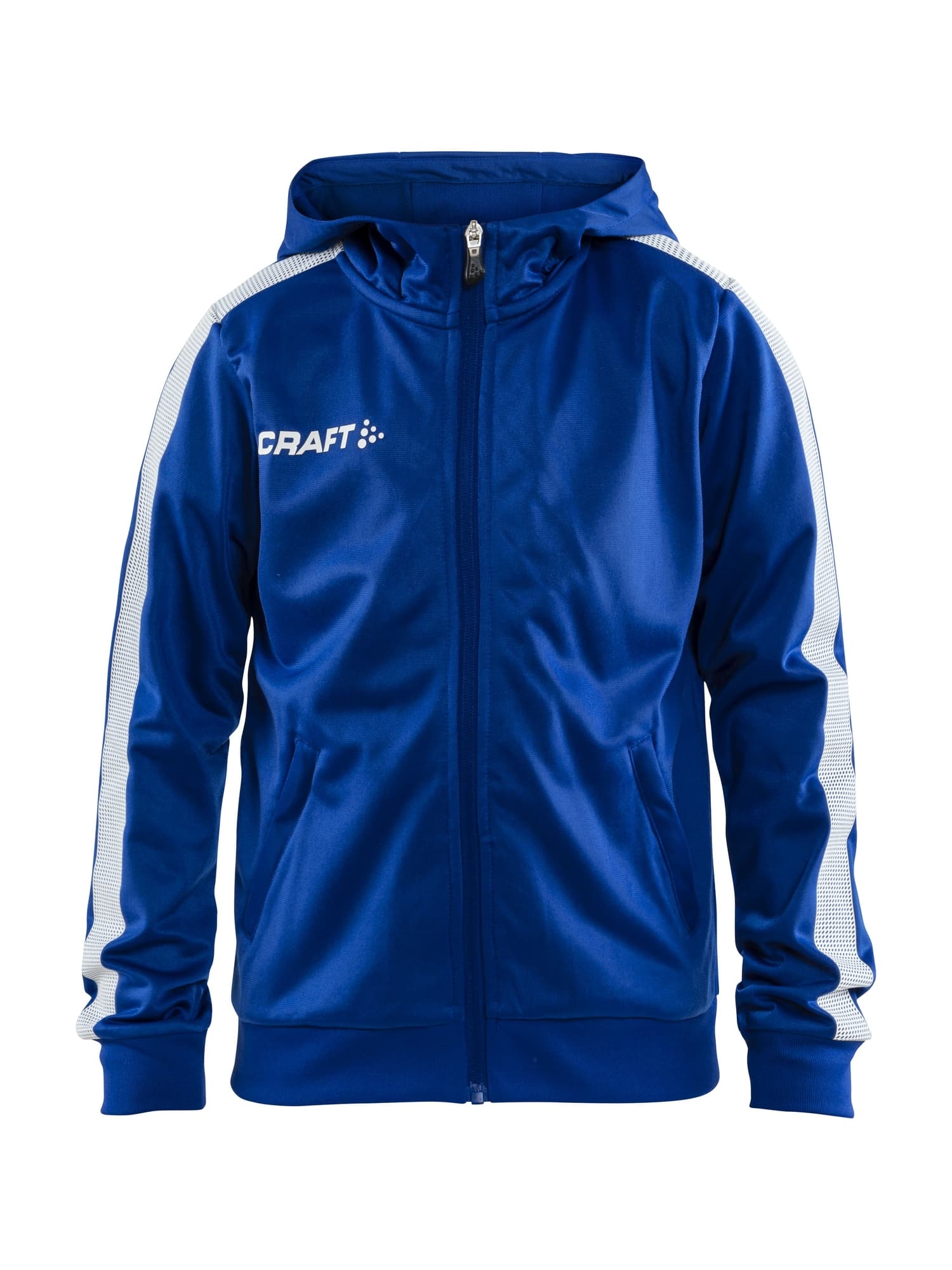 Pro Control Hood Jacket Jr, Club Cobolt/White