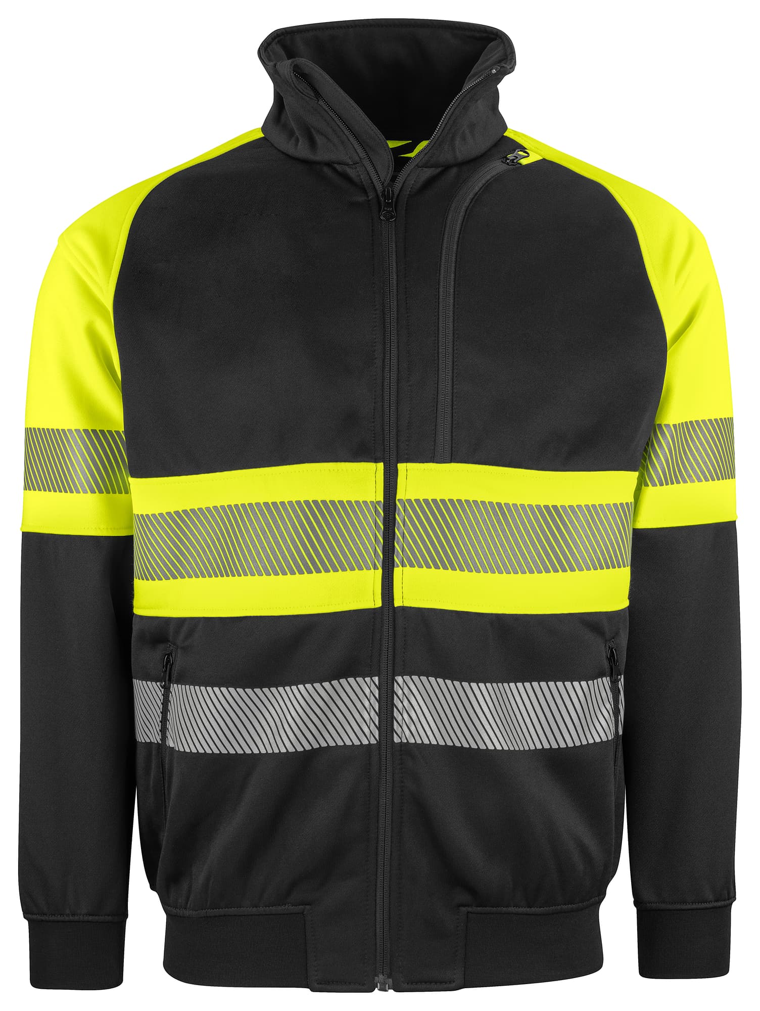6120 Genser EN ISO 20471 Kl 1, Yellow/Black