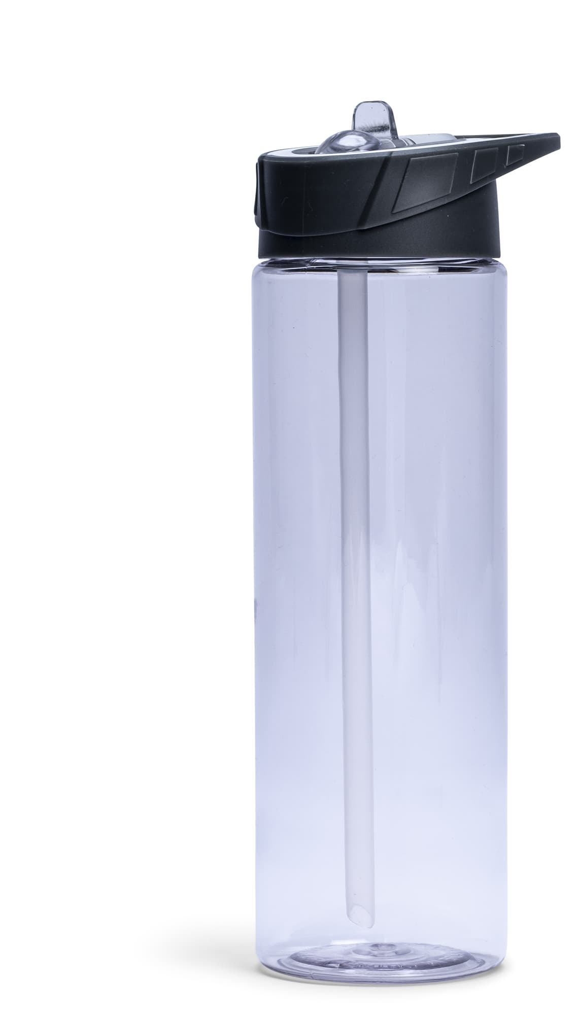 Vannflaske med sugerør, Transparent