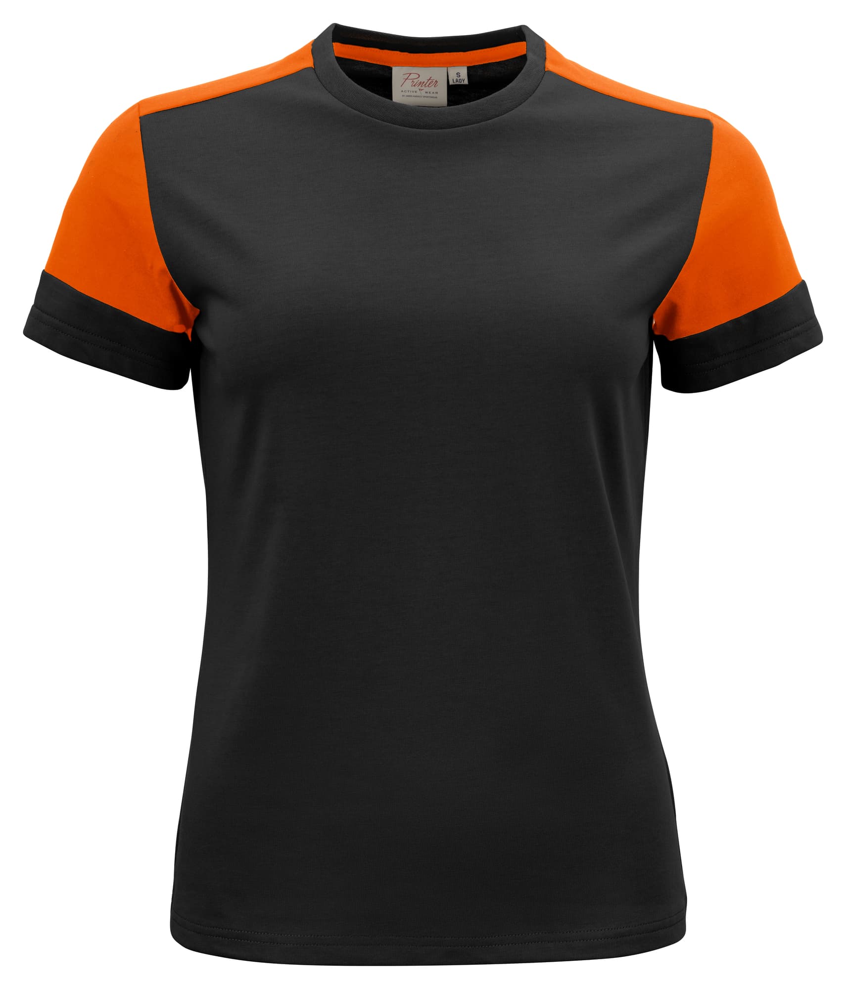 Black/Orange