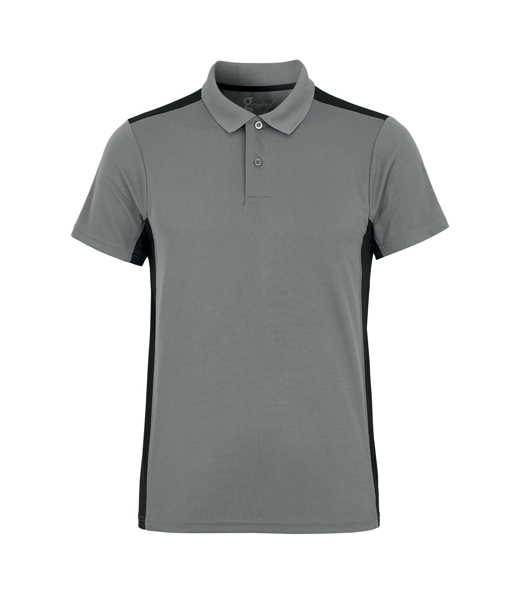 Madrid Piquet Man, Grey/Black