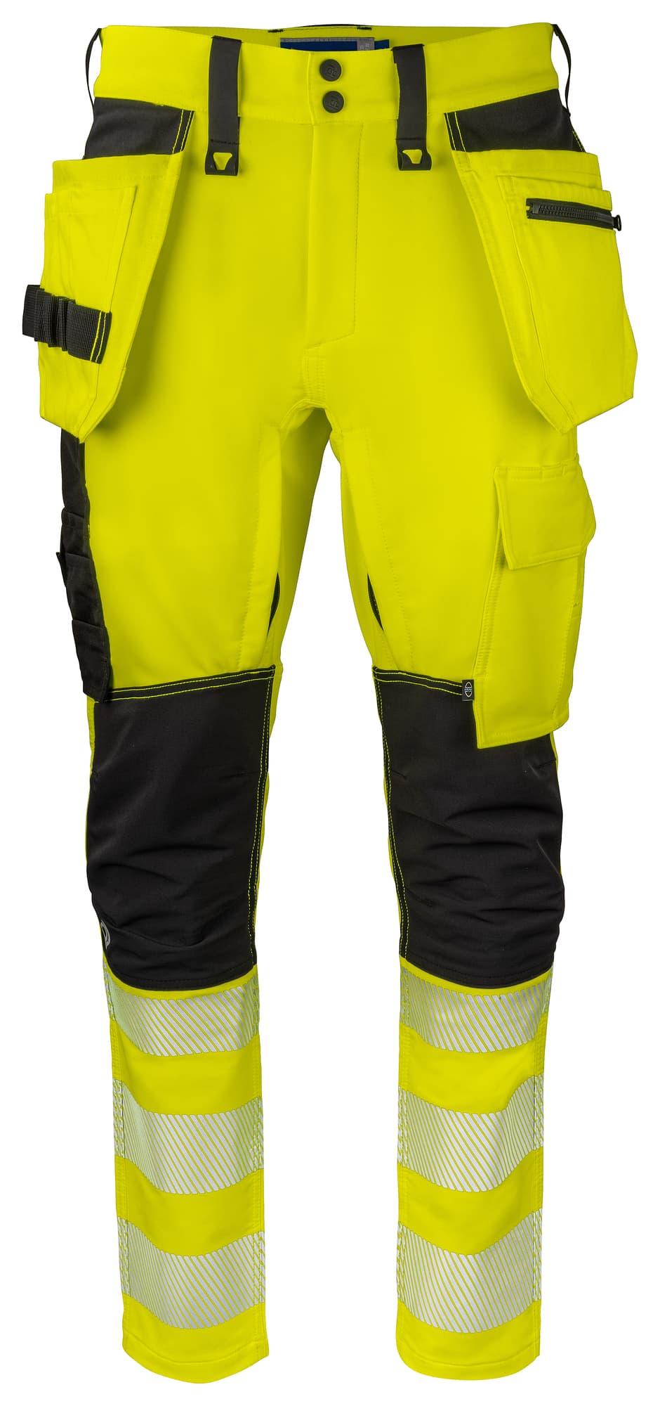 6527 Håndverksbukse i 37,5™ EN ISO 20471 Kl 2, Yellow/Black
