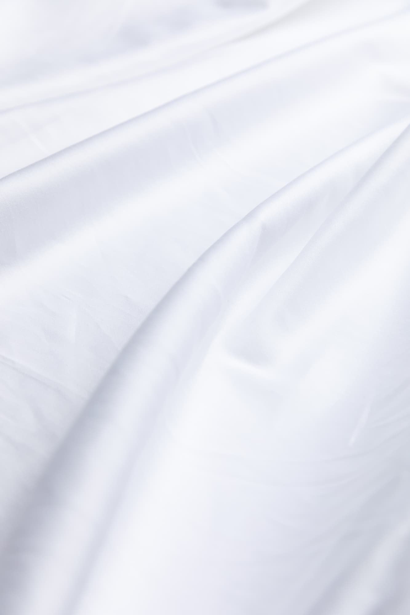 Pull On Sheets Sateng, White