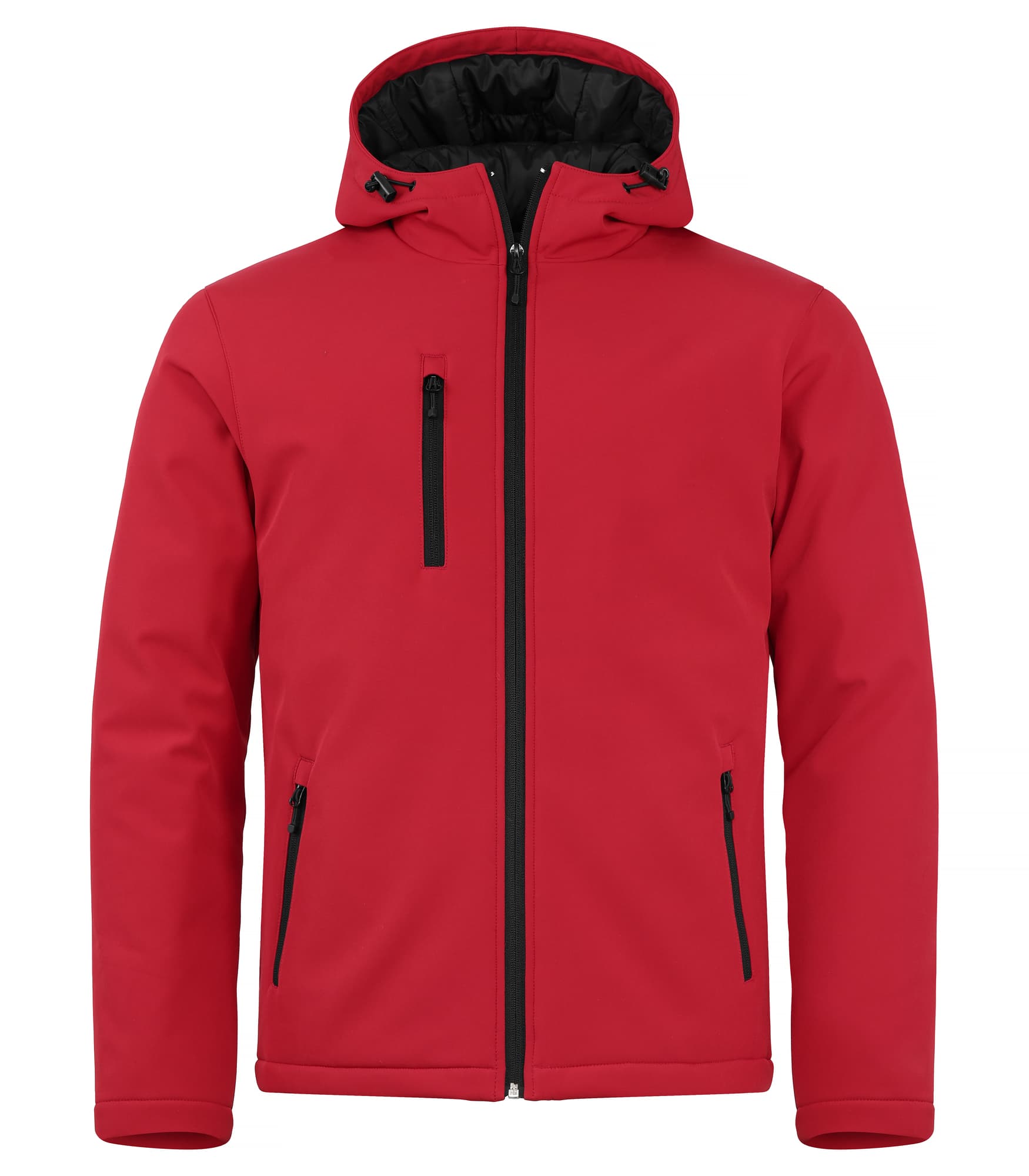 Padded Hoody Softshell, Red