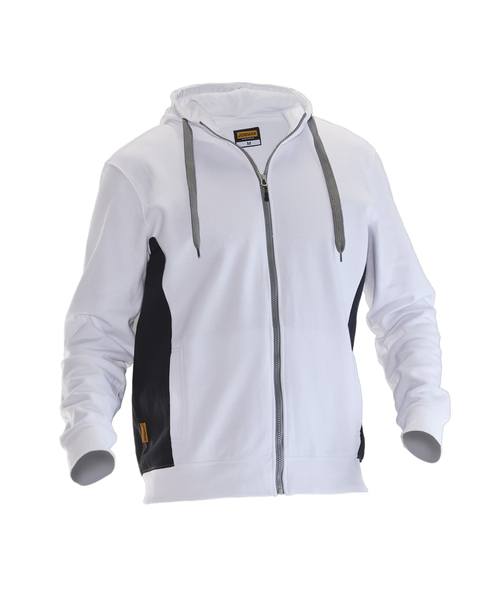 Sweatshirt Hoodie, white/black