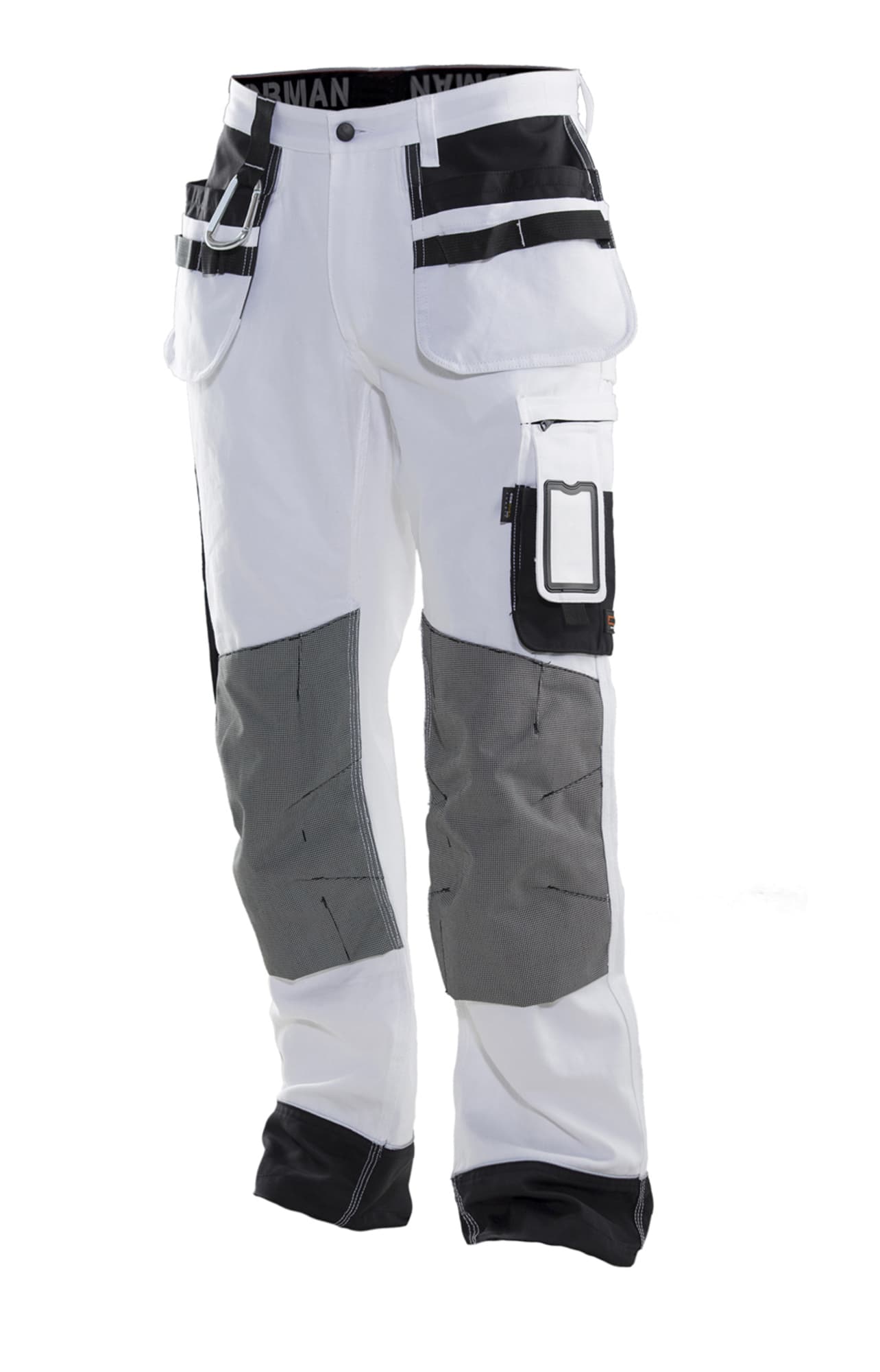 Trouser White Line, White/Black
